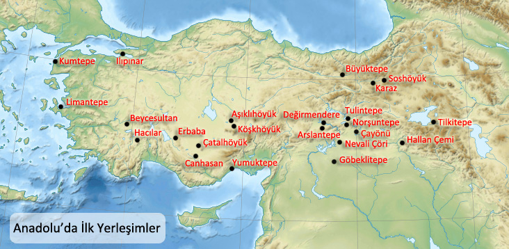 anadoluda-ilk-yerlesimler